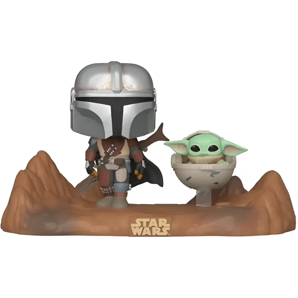 Pop! Star Wars Moment: The Mandalorian - The Mandalorian with The Child
