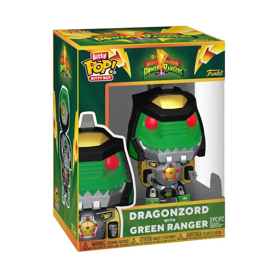Power Rangers - Green Ranger w/Megazord Bitty Pop! Bot - POP! TV / Movies/Celebrity/Sports