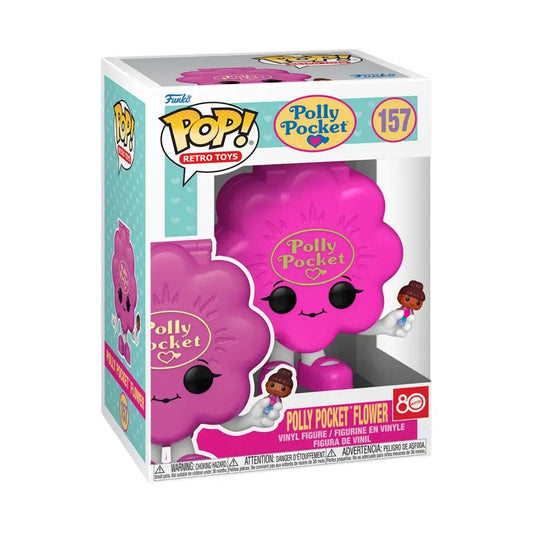 Retro Toys: Polly Pocket - Flower Shell (Pink) Pop! Vinyl