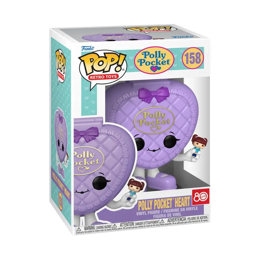 Retro Toys: Polly Pocket - Heart Shell (Purple) Pop! Vinyl