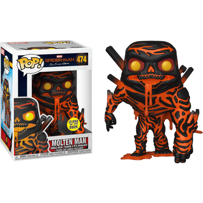 Marvel: Spider-Man: Far From Home - Molten Man Glow in the Dark Pop! Vinyl