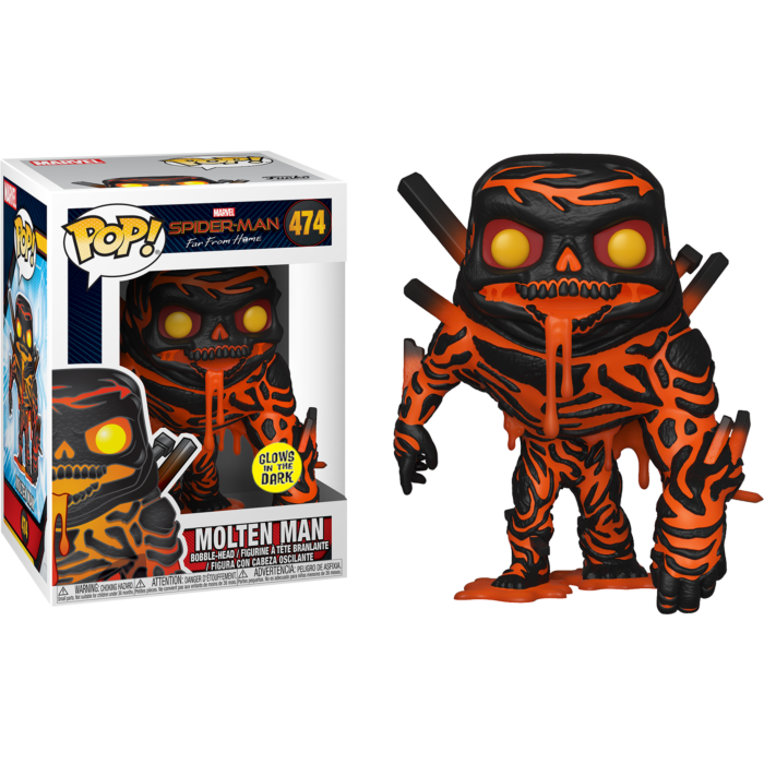 Marvel: Spider-Man: Far From Home - Molten Man Glow in the Dark Pop! Vinyl