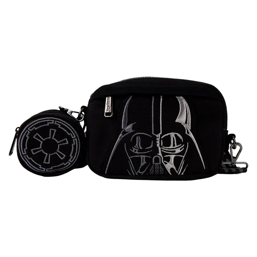 Star Wars - Darth Vader Canvas Sling Crossbody Bag with Coin Bag