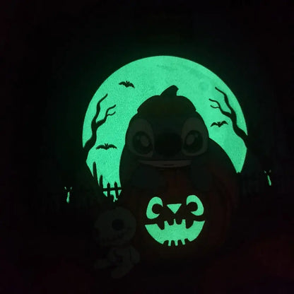 Stitch Pumpkin Glow-In-The-Dark Loungefly Mini Backpack