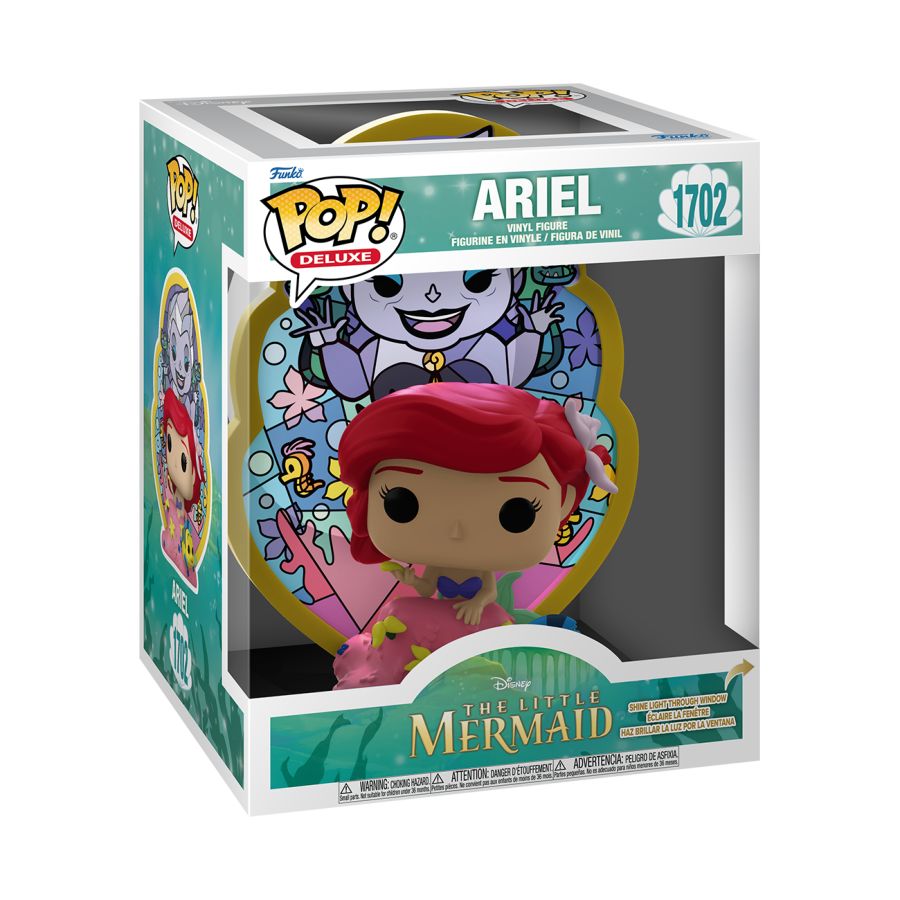 The Little Mermaid (1989) - Ariel (Stained Glass) Pop! Deluxe - POP!! Disney