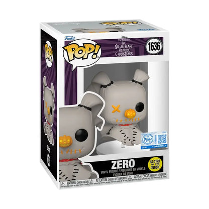The Nightmare Before Christmas - Zero Patchwork US Exclusive Glow Pop! Vinyl