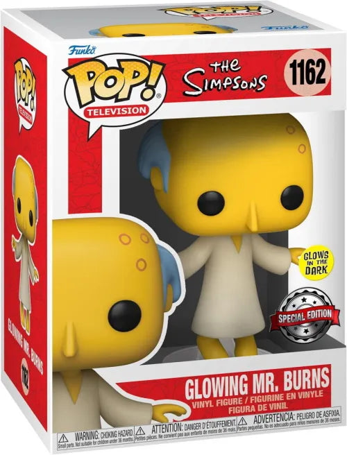 The Simpsons - Mr Burns Radioactive Glow in the Dark Pop! - Animation