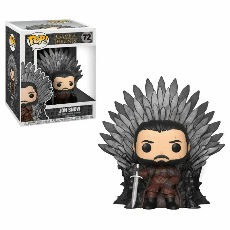 TV/Movies -GAME OF THRONES - JON SNOW SITTING ON IRON THRONE - POP! TV / Movies/Celebrity/Sports