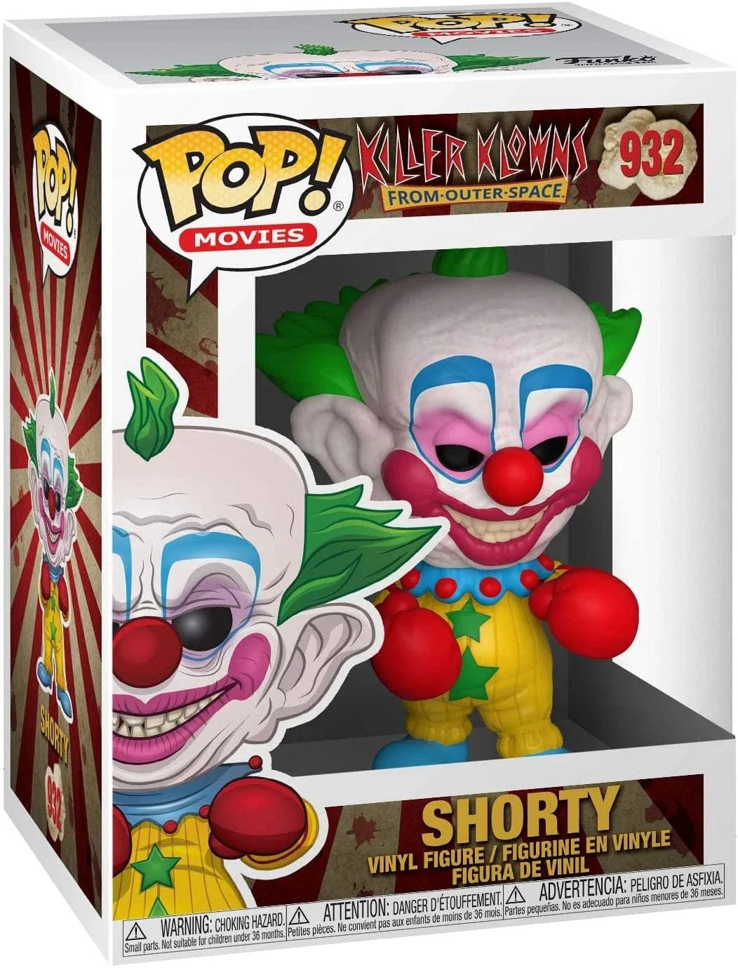TV/ movies - Killer Klowns from Outer Space - Shorty Pop! (Copy) (Copy) - POP! TV / Movies/Celebrity/Sports