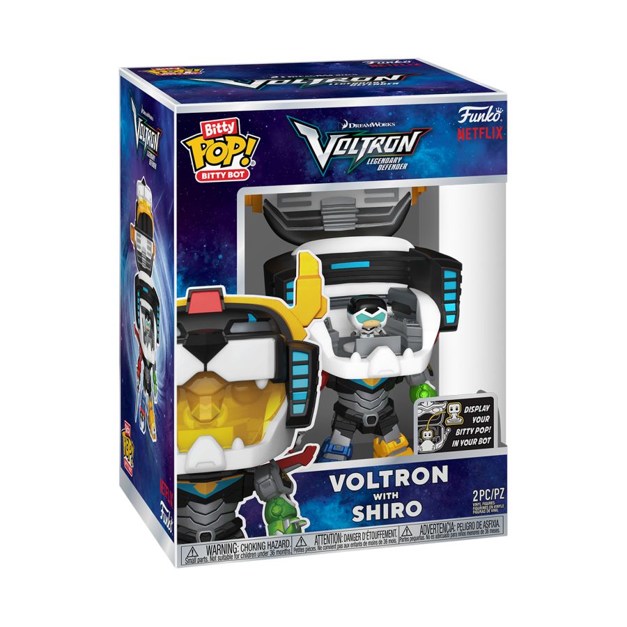 Voltron - Voltron with Shiro Bitty Pop! Bot - Animation