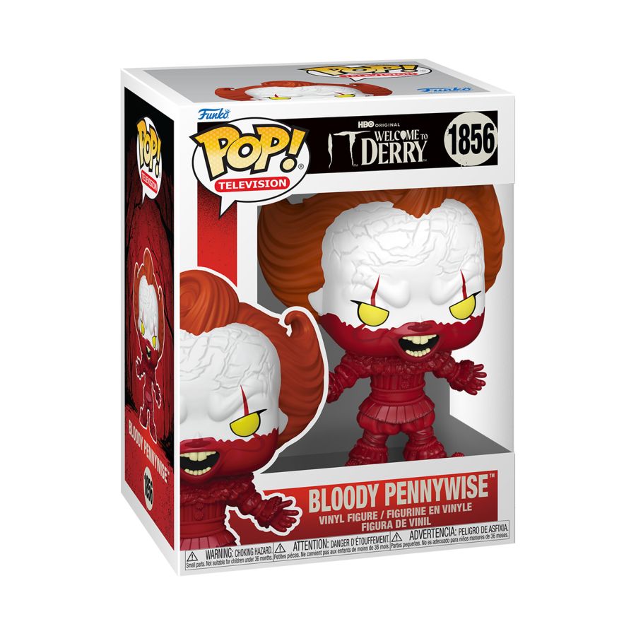 Welcome to Derry - Bloody Pennywise Pop! Vinyl - POP! TV / Movies/Celebrity/Sports