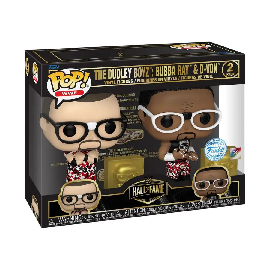 WWE: Hall of Fame - Dudley Boyz Red Camo Pop! 2PK