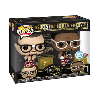 WWE: Hall of Fame - Dudley Boyz Red Camo Pop! 2PK