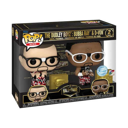 WWE: Hall of Fame - Dudley Boyz Red Camo Pop! 2PK
