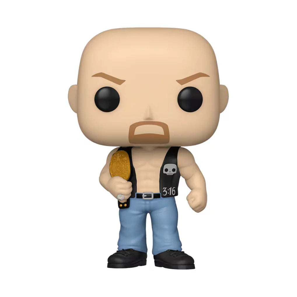 WWE - Stone Cold’ Steve Austin with Championship Belt - POP! TV / Movies/Celebrity/Sports